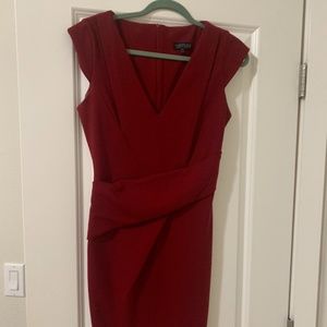 Topshop red dress